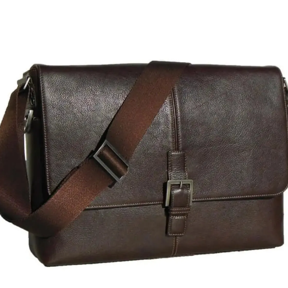 Clearance Boconi Tyler Tumbled Single Buckle Messenger