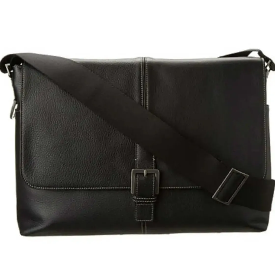 Clearance Boconi Tyler Tumbled Single Buckle Messenger