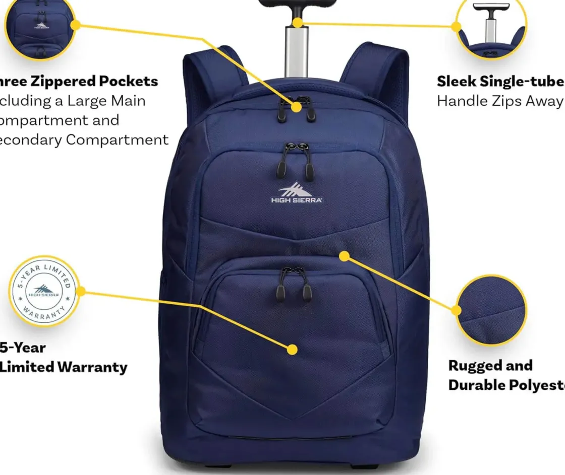 Outlet High Sierra Freewheel Pro Rolling Laptop Backpack
