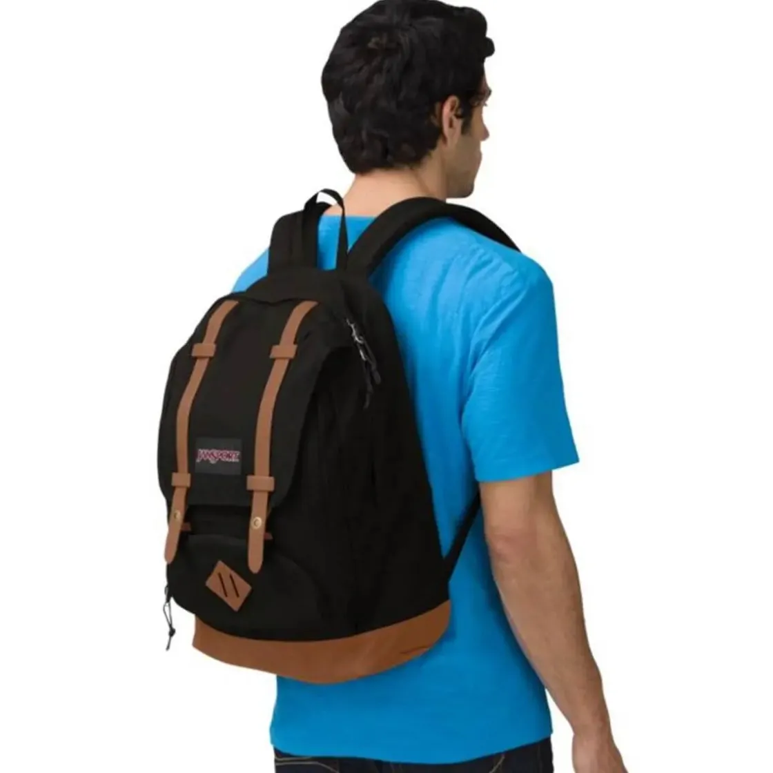 New Jansport Baughman Backpack Black Canvas