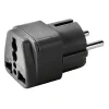 Clearance Lewis N Clark Lewis N. Clark Grounded Europe Adapter Black