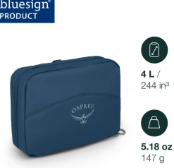 New Osprey Packs Osprey Daylite Hanging Toiletry Kit Black