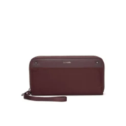 Online PacSafe RFID Safe Continental Wallet Merlot