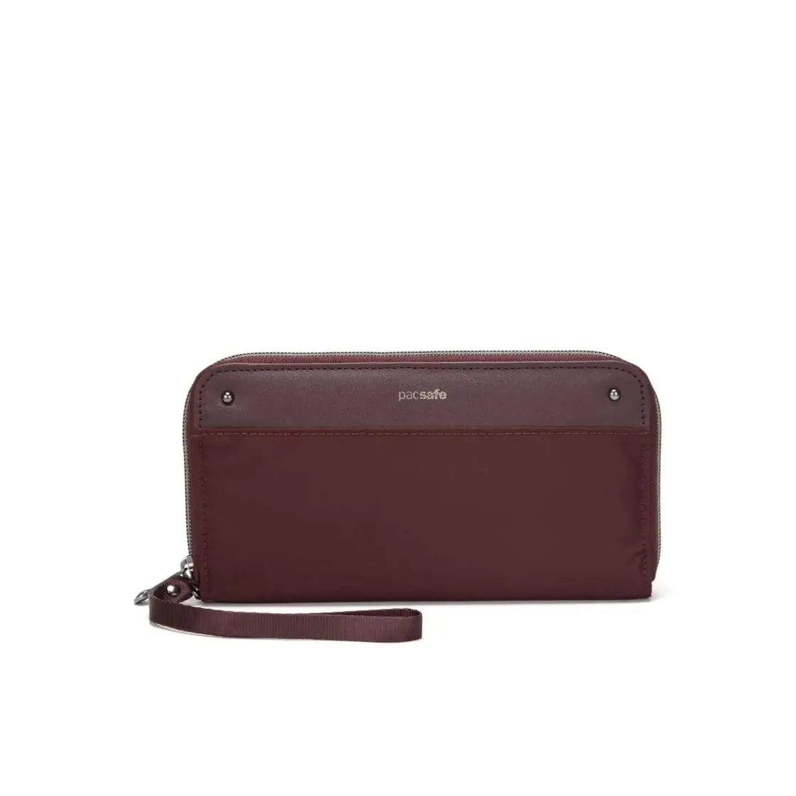 Online PacSafe RFID Safe Continental Wallet Merlot