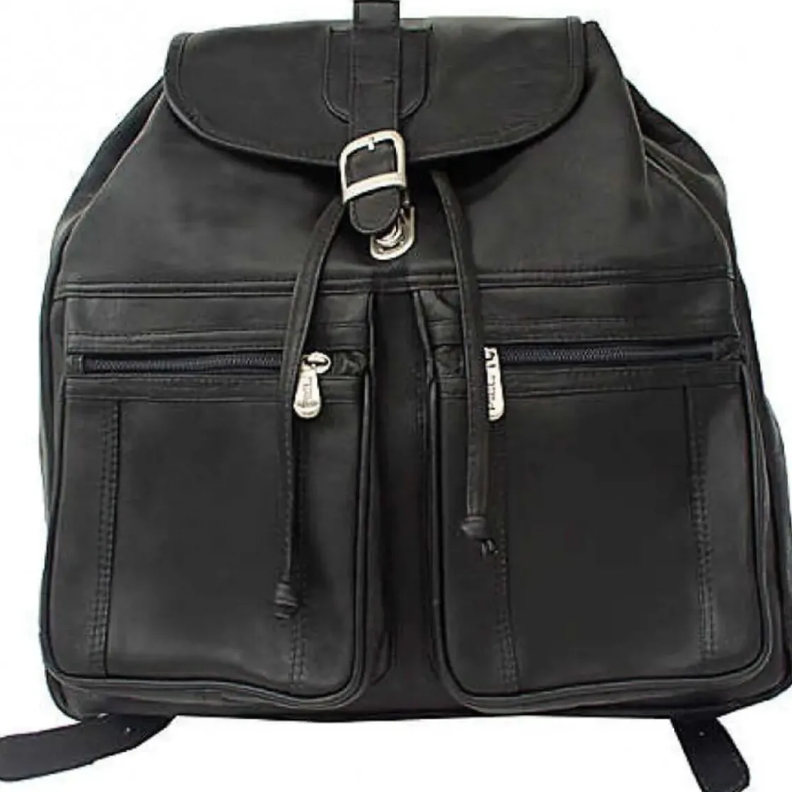 New Piel Leather Drawstring Backpack