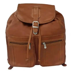 New Piel Leather Drawstring Backpack