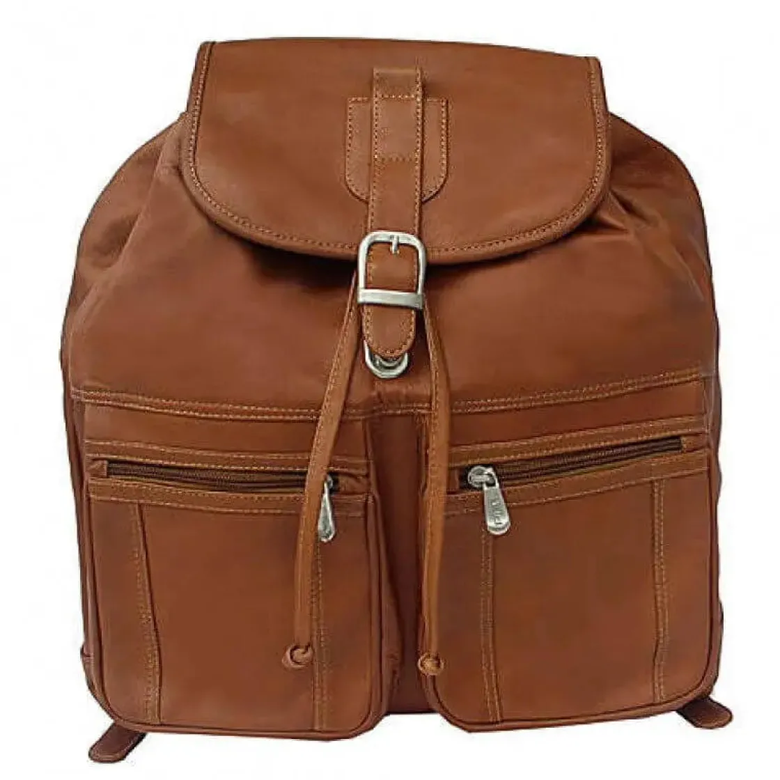 New Piel Leather Drawstring Backpack