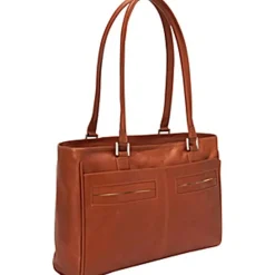 Sale Piel Leather Ladies Laptop Tote with Pockets