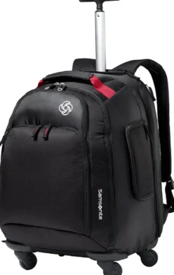 New Samsonite MVS Rolling Backpack Black