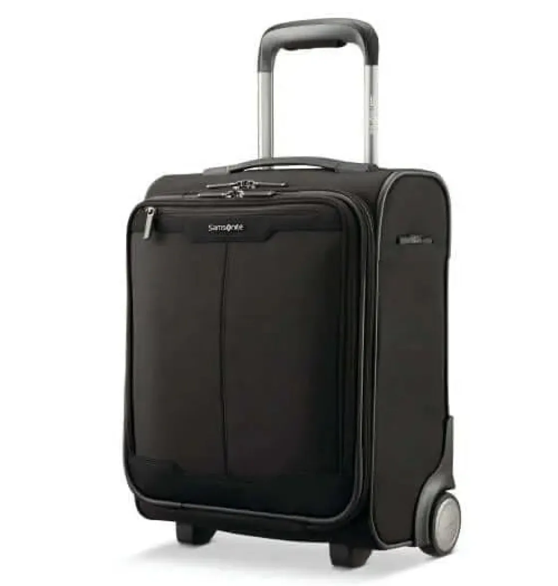Fashion Samsonite Silhouette 17 2-Wheeled Underseater Black