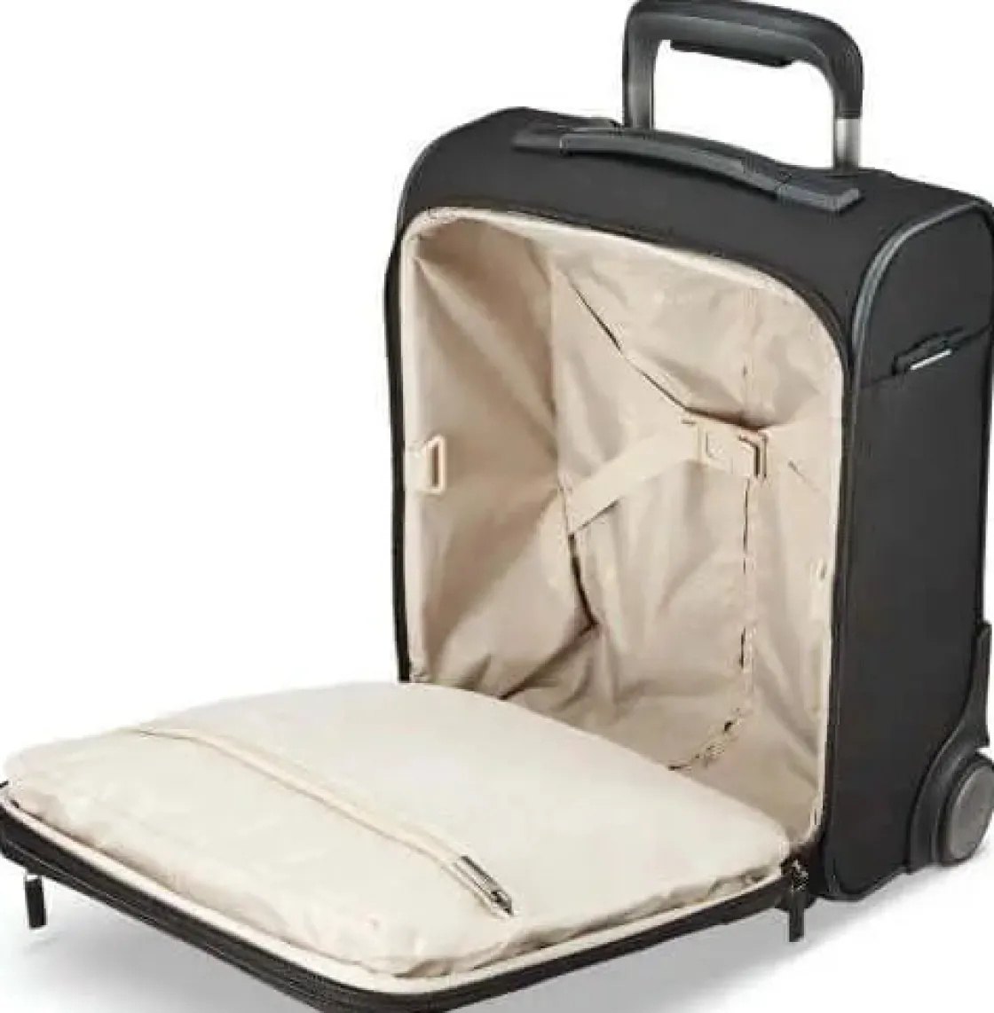 Fashion Samsonite Silhouette 17 2-Wheeled Underseater Black
