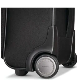 Fashion Samsonite Silhouette 17 2-Wheeled Underseater Black