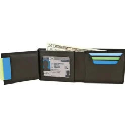 Fashion Travelon RFID Blocking Leather Billfold Wallet